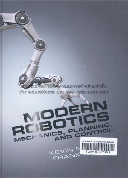 modern robotics mechanics planning and control